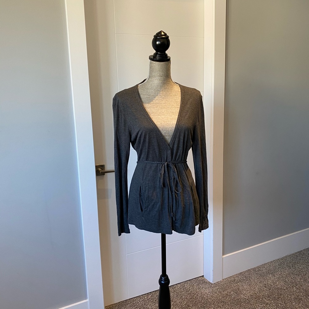 Gap Rayon Tie Waist Blouse